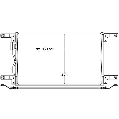 Condensador para Freightliner L8500 / Sterling  At9500 / M2 106