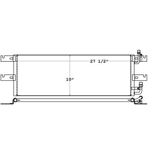 Condensador para Freightliner Fl112 /  Fld120 Classic Xl