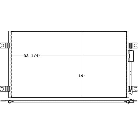 Condensador para Freightliner Cascadia / Century / Coronado / Columbia